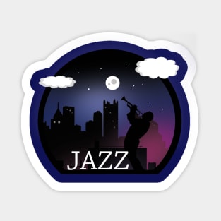 Trumpet Player Sticker